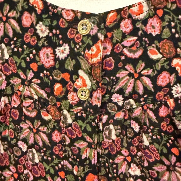 Maeve Black and Pink Floral Blouse - Picture 4 of 7